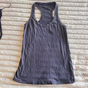 Lululemon Longline Black Tank Top- 8